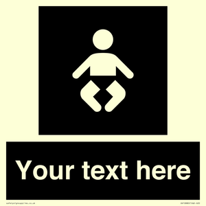 Custom information: black panel baby change